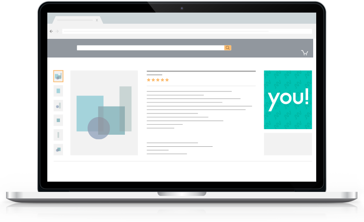 Scheda prodotto Amazon con l'offerta del venditore in Buy Box